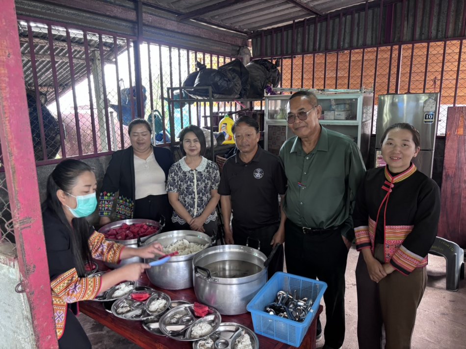 สุ่มตรวจอาหารกลางวันเด็กนักเรียน ประจำเดือนมิถุนายน พ.ศ. 2569 ของศูนย์พัฒนาเด็กเล็กบ้านทับเบิก
