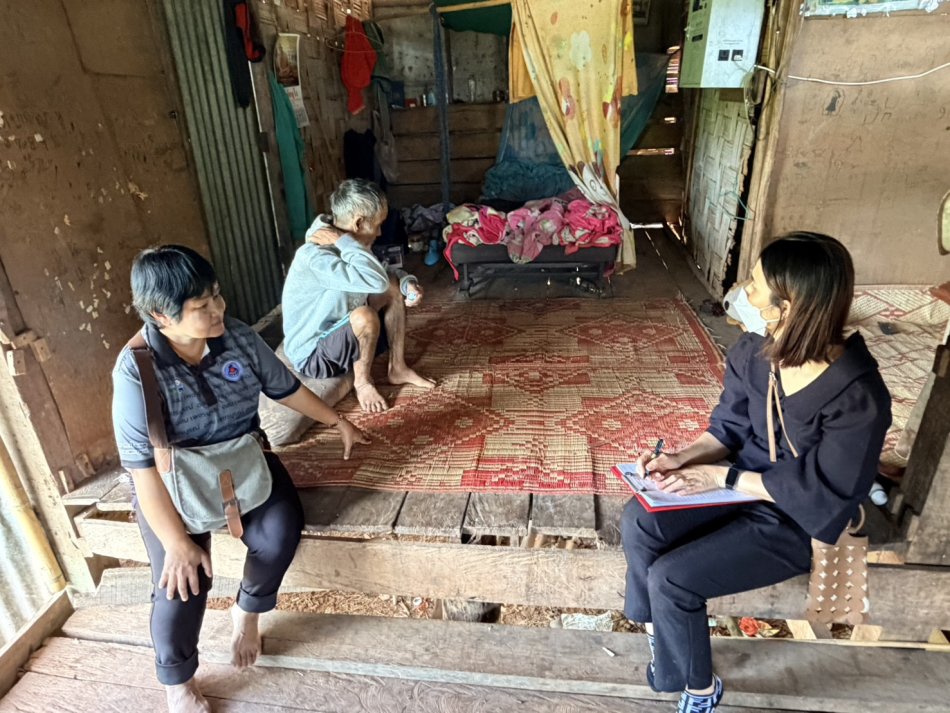 อบต.วังบาล ลงพื้นที่ประเมินผู้สูงอายุที่มีภาวะพึ่งพิงในพื้นที่ตำบลวังบาล หมู่ที่ 14,16 และหมู่ที่ 17 