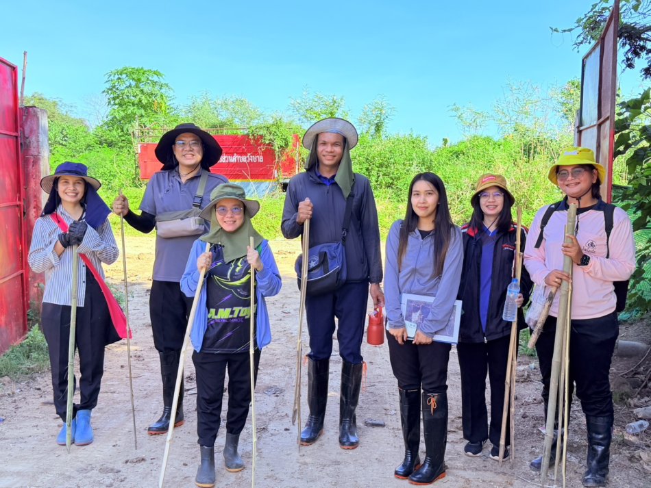 อบต.วังบาล ลงพื้นที่สำรวจบริเวณบ่อขยะในพื้นที่ตำบลวังบาล วันที่ 3