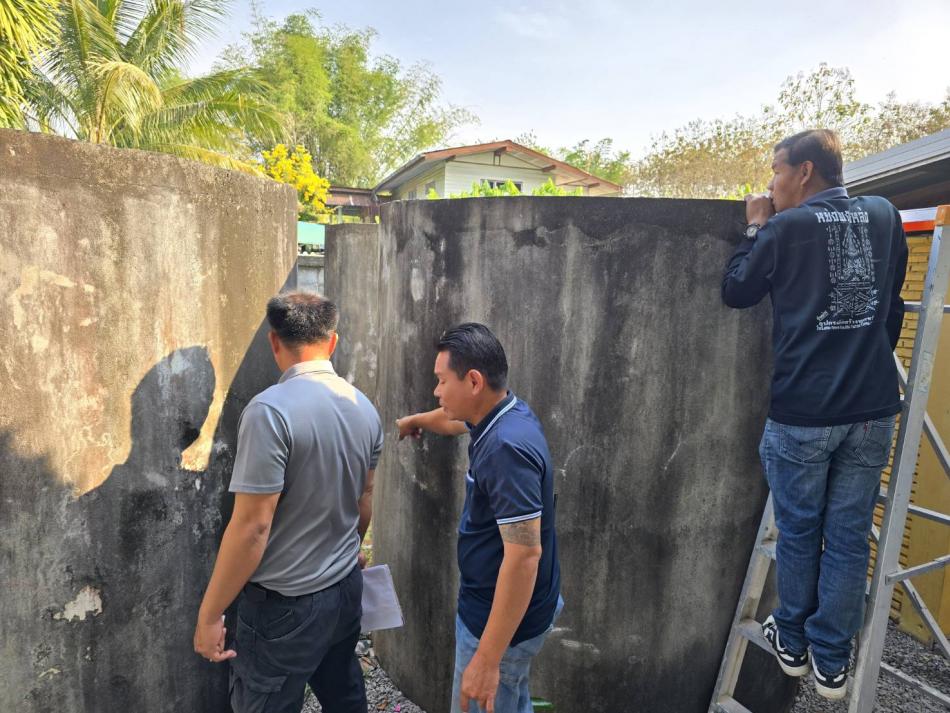 อบต.วังบาล ลงพื้นที่สำรวจแท้งน้ำ และสำรองน้ำอุปโภคให้ศูนย์พัฒนาเด็กเล็ก อบต.วังบาล