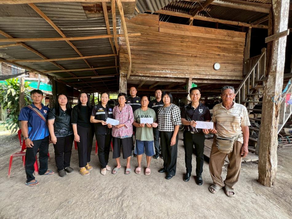  มอบเงินช่วยเหลือผู้ประสบสาธารณภัยและภัยพิบัติ (เหตุวาตภัย) พื้นที่หมู่ที่ 1, 3, 10 และ 15