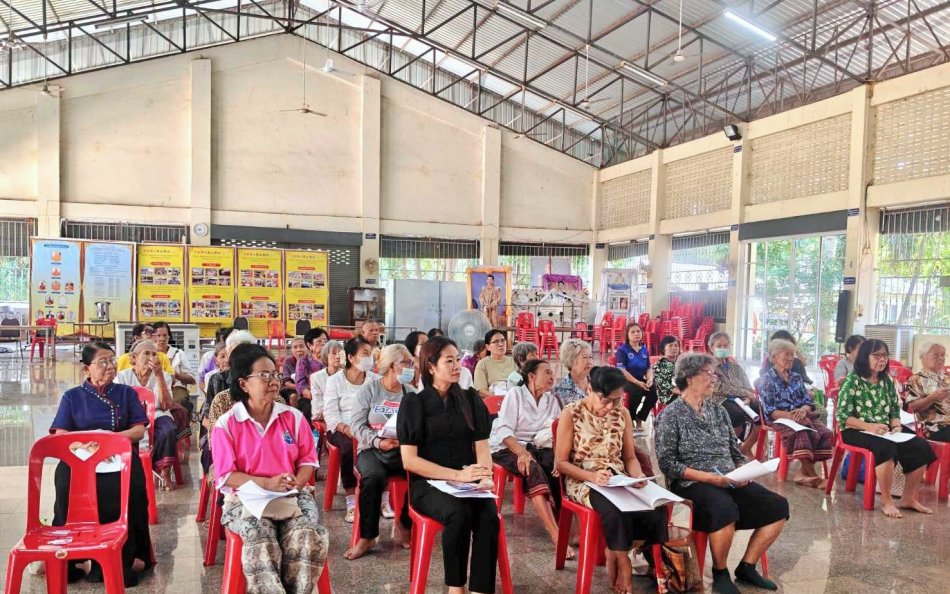 อบต.วังบาล เข้าร่วมประชุมใหญ่สามัญประจำปี 2569 ชมรมผู้สูงอายุวัดศรีฐาน