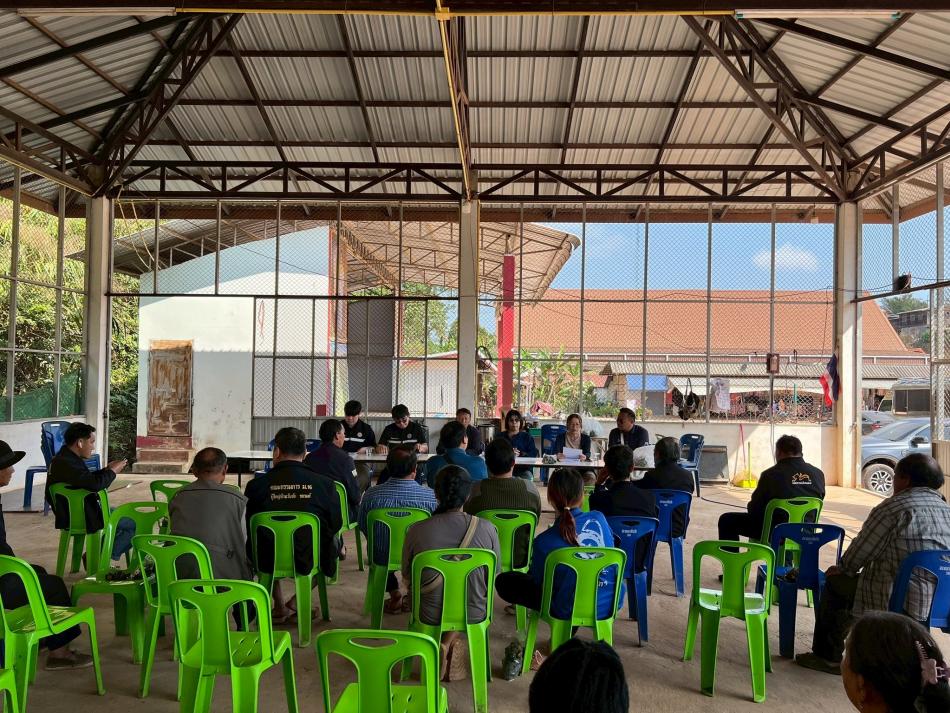 องค์การบริหารส่วนตำบลวังบาล ร่วมประชาคมหมู่บ้าน หมู่ที่ 14 และ 16 รับฟังความคิดเห็นของประชาชน